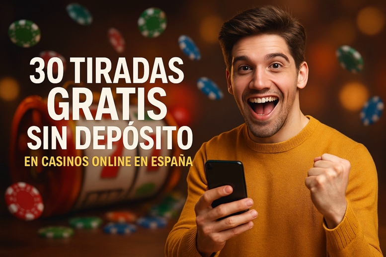 30 Tiradas Gratis Sin Depósito Bonos en Casinos Online en España