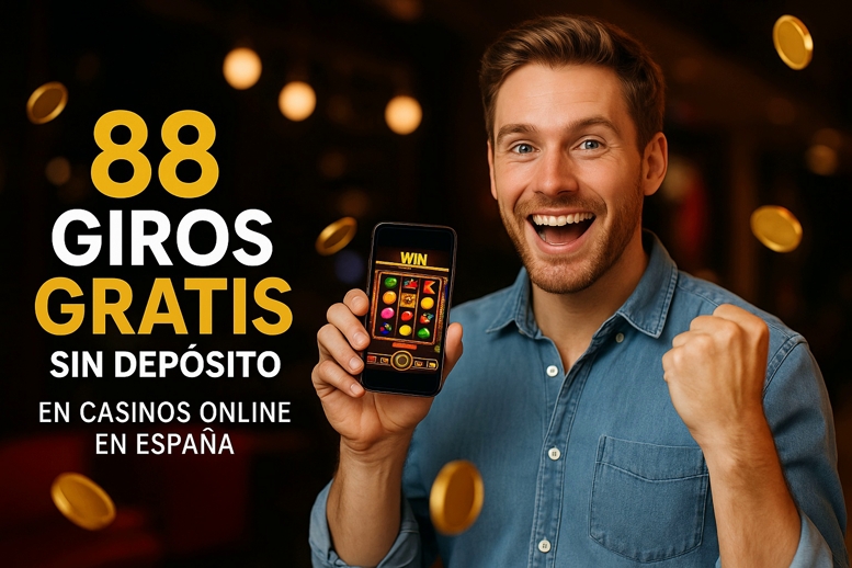 88 giros gratis sin depósito Bono en casinos online en España